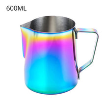 Load image into Gallery viewer, Milk Steaming & Frothing Pitcher, Stainless Steel Non-Stick Milk Jug Pull Flower Cup Perfect For Coffee Cappuccino Latte Art