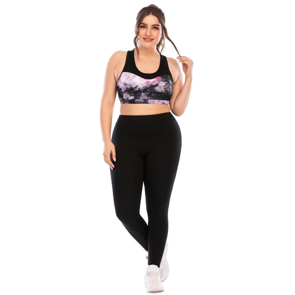 Women Yoga Set Plus Size