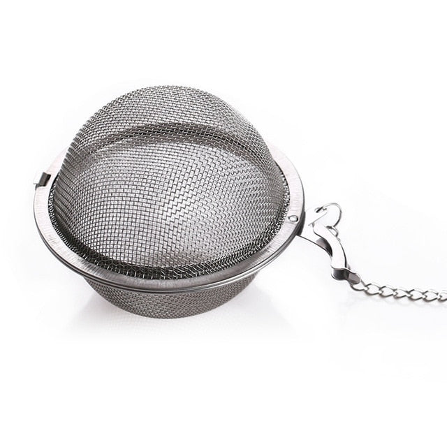 Stainless Steel Tea Infuser Sphere Mesh Locking Spice Tea Ball Strainer Tea Herb Filter Strainers Diffuse Teaware Kitchen Tools