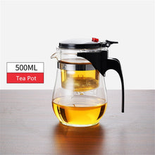 Load image into Gallery viewer, Tea Infuser Tea Pots Heat Resistant Glass Tea Set Chinese Kung Fu Tea Sets Kettle Coffee Glass Maker Convenient Office Tea Pot
