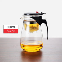 Load image into Gallery viewer, Tea Infuser Tea Pots Heat Resistant Glass Tea Set Chinese Kung Fu Tea Sets Kettle Coffee Glass Maker Convenient Office Tea Pot
