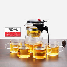 Load image into Gallery viewer, Tea Infuser Tea Pots Heat Resistant Glass Tea Set Chinese Kung Fu Tea Sets Kettle Coffee Glass Maker Convenient Office Tea Pot
