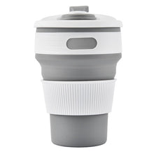Load image into Gallery viewer, Silicone Folding Telescopic Coffee Cup High Quality 350ML Outdoor Travel Portable Coffee Water Bottle Cups BPA FREE

