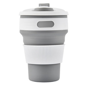 Silicone Folding Telescopic Coffee Cup High Quality 350ML Outdoor Travel Portable Coffee Water Bottle Cups BPA FREE