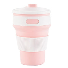 Load image into Gallery viewer, Silicone Folding Telescopic Coffee Cup High Quality 350ML Outdoor Travel Portable Coffee Water Bottle Cups BPA FREE
