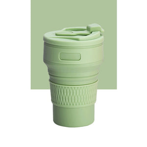 350ML Silicone Folding Coffee Cups Portable Outdoors Travel Drinking Mug Collapsible Water Tea Cup