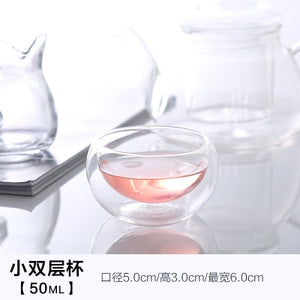 Good Clear Borosilicate Glass Teapot With 304 Stainless Steel Infuser Strainer Heat Resistant Loose Leaf Tea Pot Tool Kettle Set