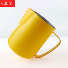 Load image into Gallery viewer, Milk Steaming &amp; Frothing Pitcher, Stainless Steel Non-Stick Milk Jug Pull Flower Cup Perfect For Coffee Cappuccino Latte Art
