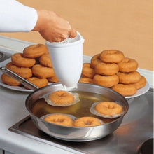 Load image into Gallery viewer, Magic Fast Plastic Donut Maker Waffle Molds Kitchen Accessory Bakeware Doughnut Maker Cake Mold Biscuit Cookies Diy Baking Tool
