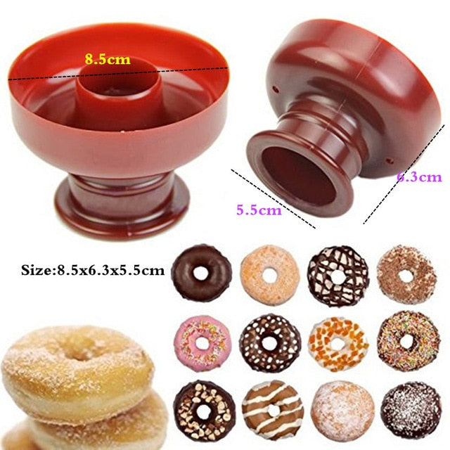 Magic Fast Plastic Donut Maker Waffle Molds Kitchen Accessory Bakeware Doughnut Maker Cake Mold Biscuit Cookies Diy Baking Tool