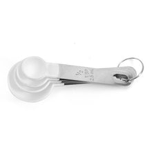 Load image into Gallery viewer, 4Pcs/Set Multi Purpose Spoons/Cup 3Colors Measuring Tools PP Baking Accessories Stainless Steel Handle Kitchen Gadgets
