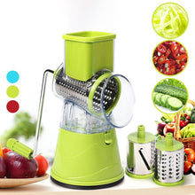 Load image into Gallery viewer, Manual Vegetable Potato Roller Cutter Stainless Steel Blade Kitchen Slicer Roller Cutting Machine Handheld Food Processor #1
