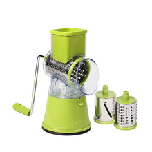 Load image into Gallery viewer, Manual Vegetable Potato Roller Cutter Stainless Steel Blade Kitchen Slicer Roller Cutting Machine Handheld Food Processor #1
