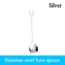Load image into Gallery viewer, Sainless Steel Coffee Spoon With Bag Seal Clip Multifunctional Coffee Measuring Spoon Gold Sliver Ice Cream Spoon
