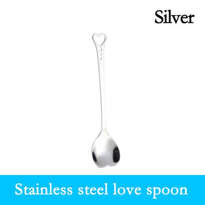Sainless Steel Coffee Spoon With Bag Seal Clip Multifunctional Coffee Measuring Spoon Gold Sliver Ice Cream Spoon