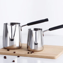 Load image into Gallery viewer, Long Handle Wax Melting Pot DIY Candle Soap Melts Pot Scented Wax Melts Metal Coffee Toroid Pitcher Latte Milk Frothing Jug #25
