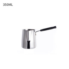 Load image into Gallery viewer, Long Handle Wax Melting Pot DIY Candle Soap Melts Pot Scented Wax Melts Metal Coffee Toroid Pitcher Latte Milk Frothing Jug #25
