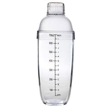 Load image into Gallery viewer, Home Cocktail Shaker Transparent Resin Coffee Bar Tools Bottle Drink Barware Beverage With Scale Party Wine Mixer Portable
